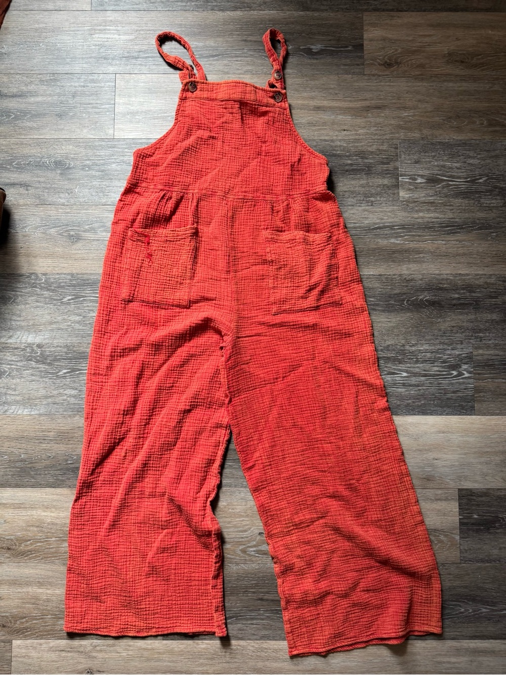 Heyson “Yankee Doodle” Crinkle Woven Jumpsuit